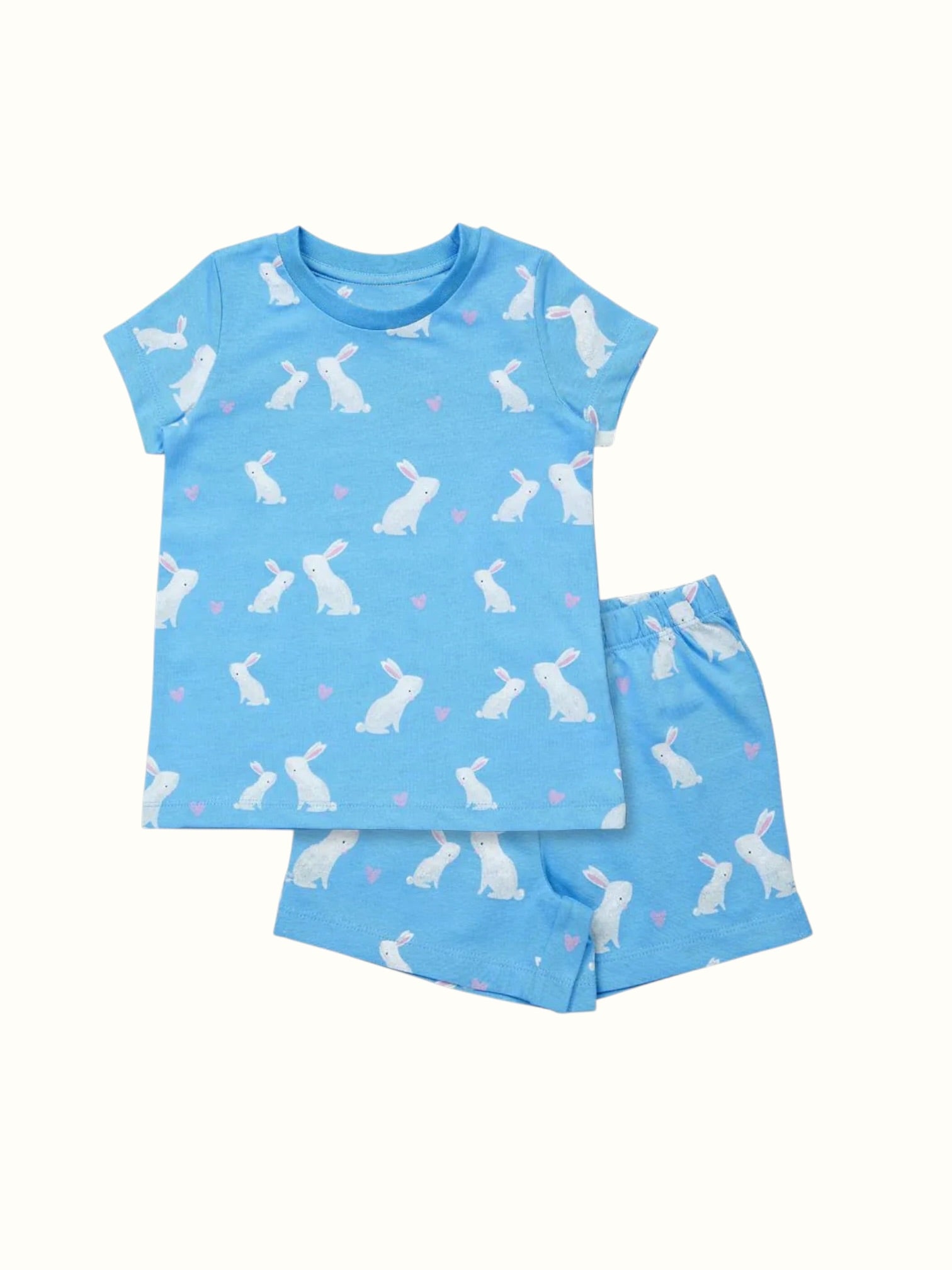 Organic Cotton Coord Set - Bunny Print