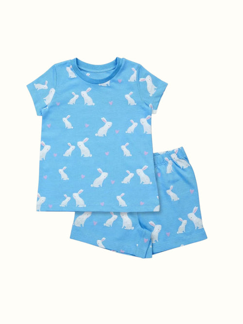 Organic Cotton Coord Set - Bunny Print