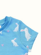 Organic Cotton Coord Set - Bunny Print