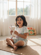 Organic Cotton Coord Set - Unicorn Print