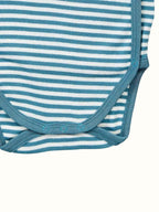 Organic Single Rib Knit Onesie - Full Sleeve Stripes