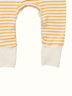 Organic Single Rib Knit Sleepsuit - Stripes