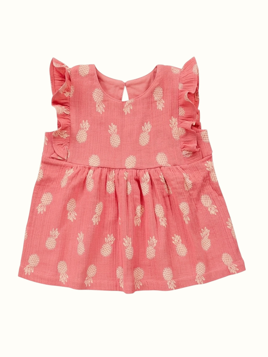 Organic Flutter Muslin Coord Set - Top + Shorts