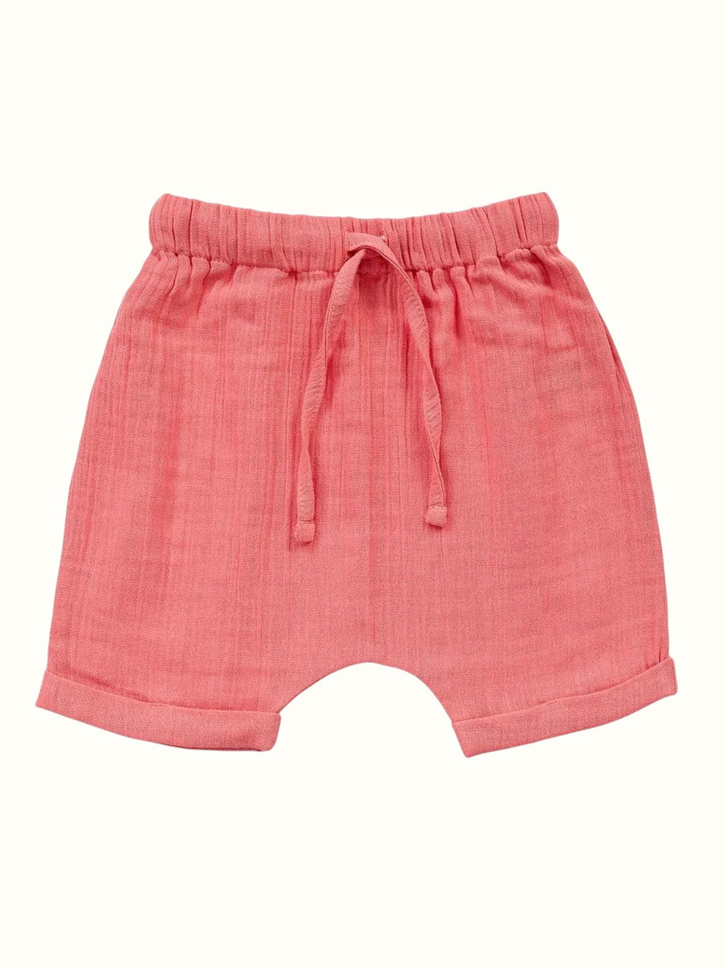 Organic Flutter Muslin Coord Set - Top + Shorts