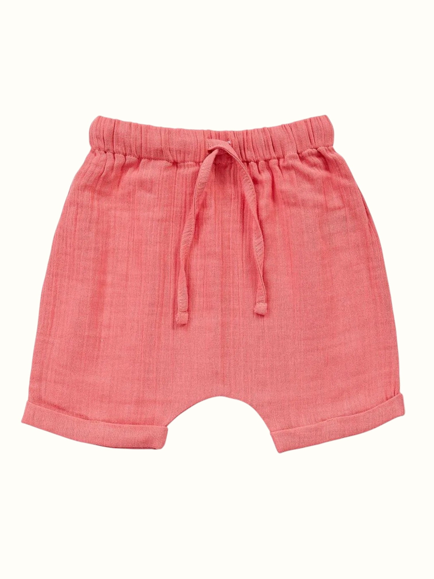 Organic Flutter Muslin Coord Set - Top + Shorts
