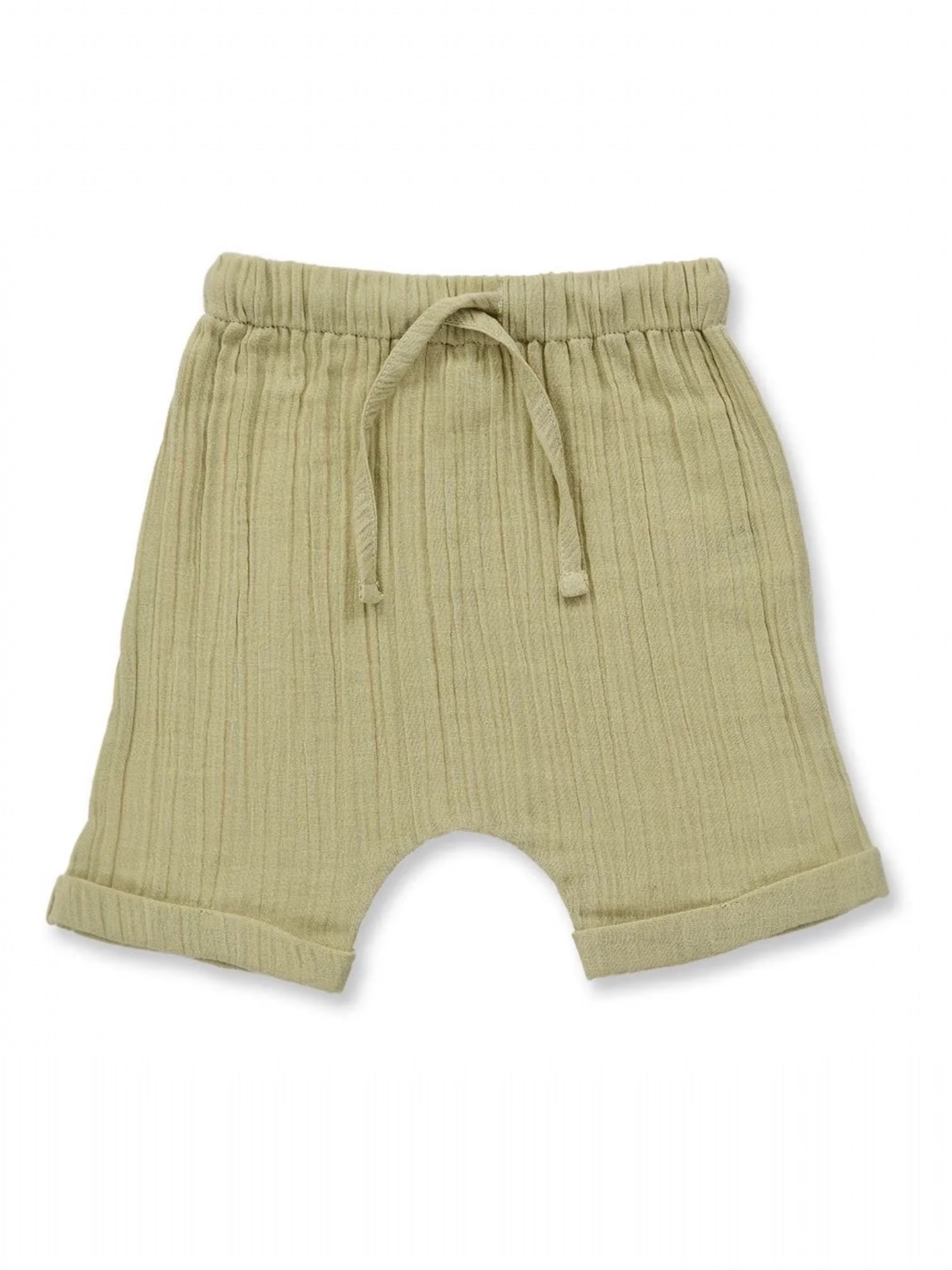 Organic Flutter Muslin Coord Set - Top + Shorts