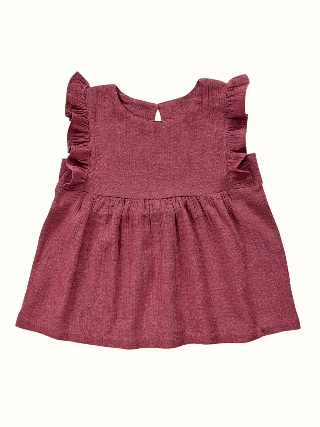 Organic Flutter Muslin Coord Set - Top + Shorts