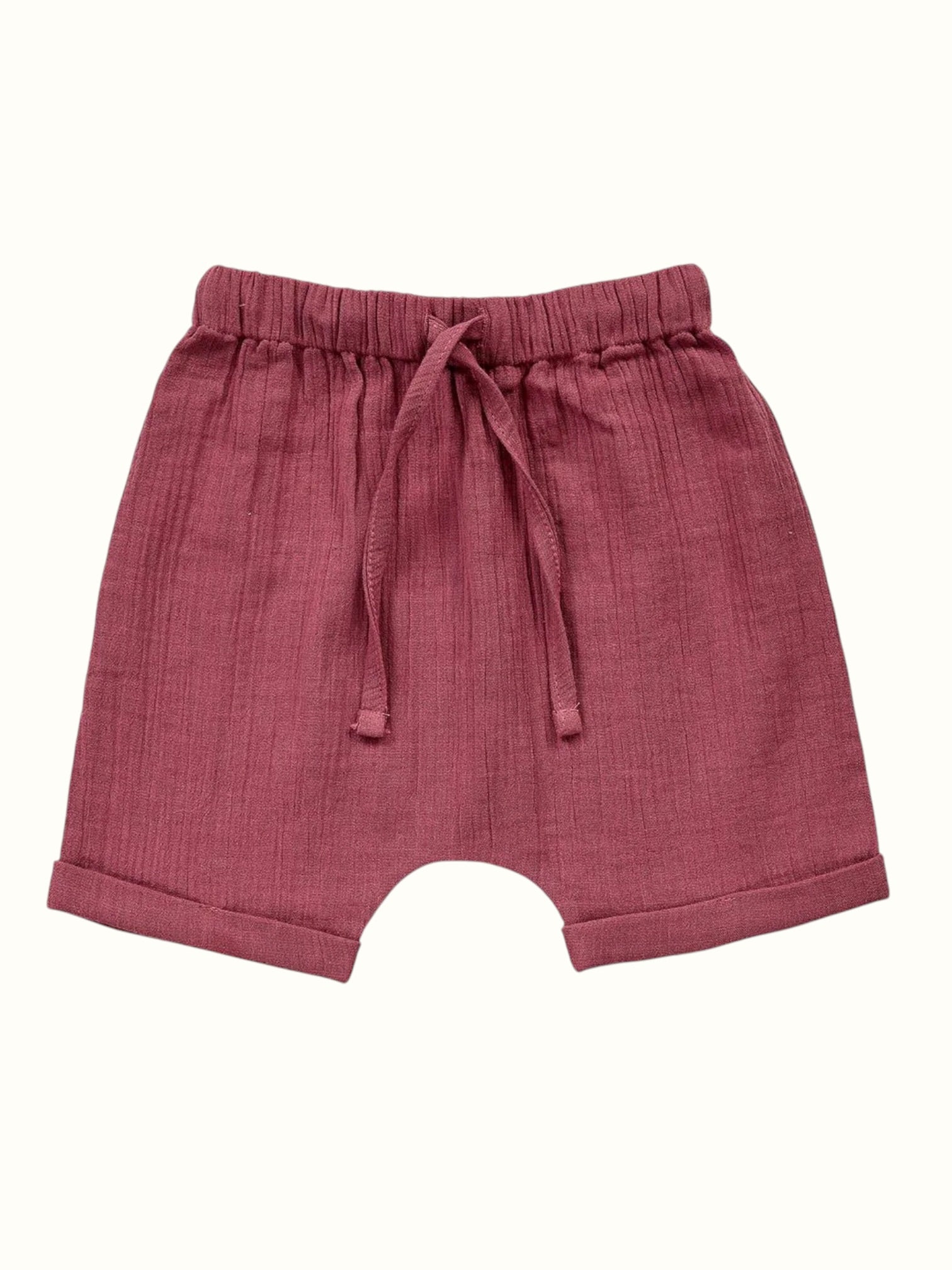 Organic Flutter Muslin Coord Set - Top + Shorts