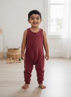 Organic Muslin Romper - Sleeveless