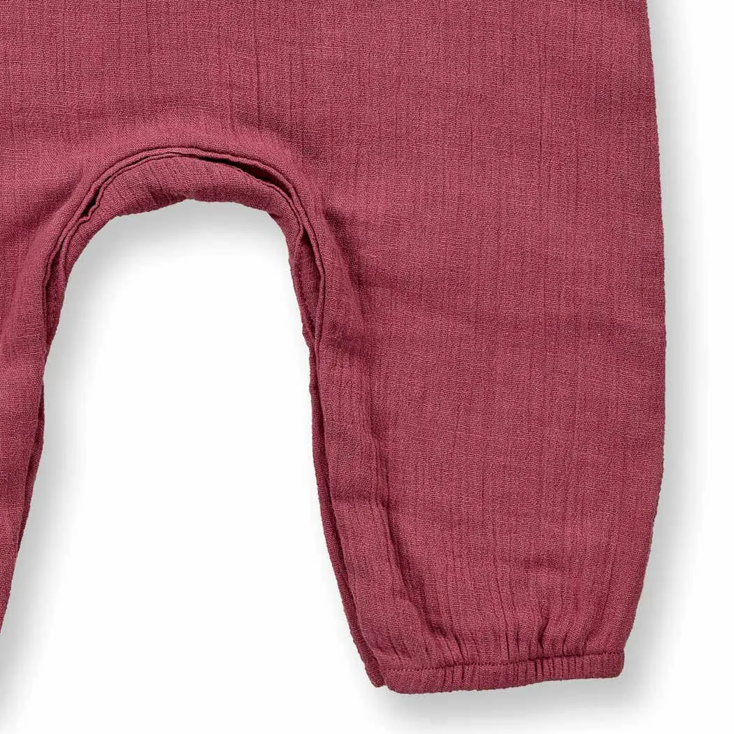 Organic Muslin Romper - Sleeveless